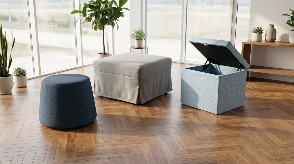 Pouf arredo: come scegliere quello giusto per stile, comfort e praticità