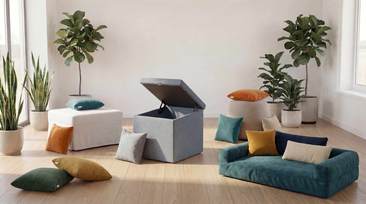 Banner Home 1 cuscini, pouf, cuccia cani