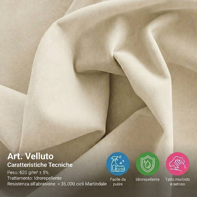 SEDÒ - Pouf Contenitore salvaspazio con vano interno